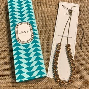 Stella and Dot Amber Adjustable necklace